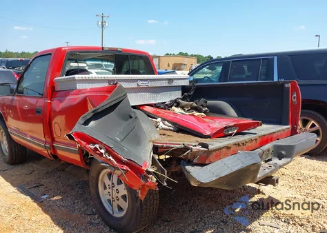 1997 Chevrolet Gmt-400 Fleetside W/T из США, поврежденный, VIN 1GCEK14W8VZ106302